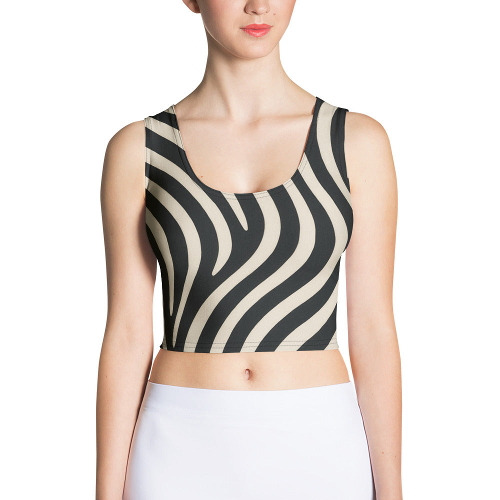 "Stylish Zebra Print Tank Top – trendy and comfortable"