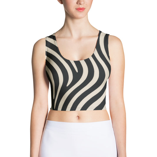 "Stylish Zebra Print Tank Top – trendy and comfortable"