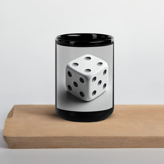 Premium "Roll the Dice" Ceramic Mug 🎲 – Start Playing, Then Throw the Dice!