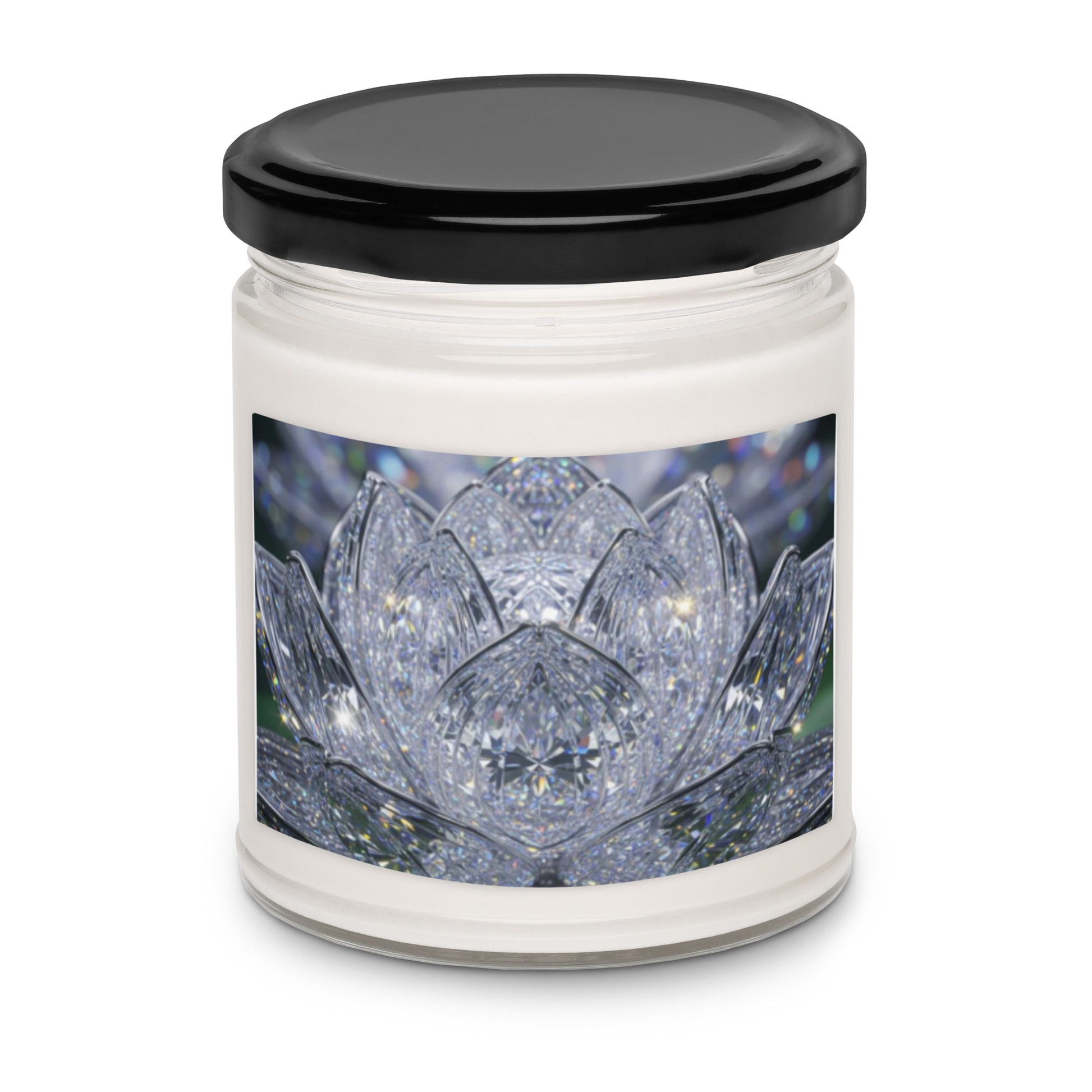 "Lotus Diamond Scented Candle – beautifully designed"