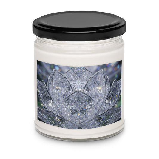 "Lotus Diamond Scented Candle – beautifully designed"
