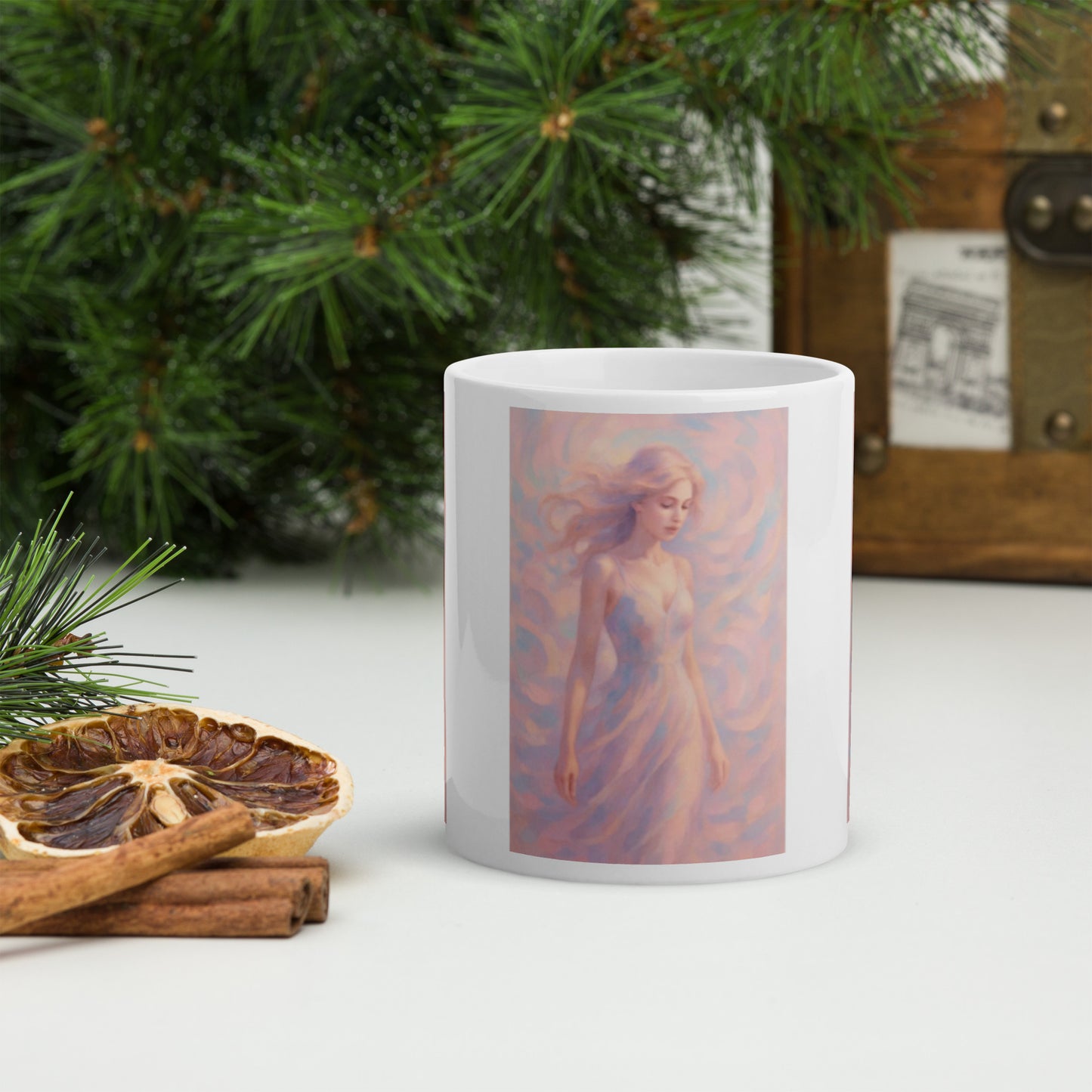 ☕ "I Create My Reality" – The Pastel Woman Mug